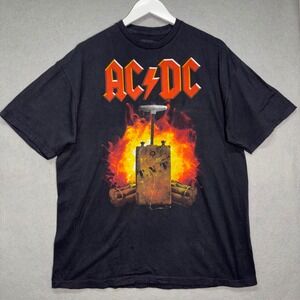 AC/DC T.N.T. Dynamite Rock Graphic T-Shirt Mens XL Live Nation Detonator